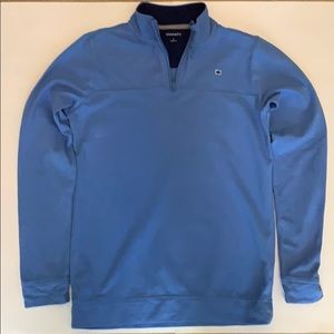 Blue quarter zip
